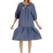 Rochie Dama, Eranthe, Boho Style V350, cu Pictura Realizata Manual - L
