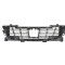 Grila bara protectie, spoiler Peugeot 2008/E-2008, 11.2019-01.2024, montare fata, negru; centru, RapidAuto