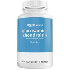 Supliment Alimentar, Amazon Basics, Glucozamina, Condroitina, pentru Sustinerea Articulatiilor, 90 tablete