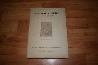 revista cinema cinematografie Bianco e Nero Italia 1941 nr. 12 foto