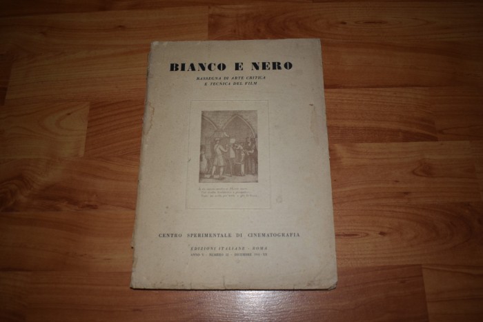 revista cinema cinematografie Bianco e Nero Italia 1941 nr. 12