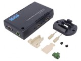 HUB 10-30VDC pentru Șină DIN cu 5 Porturi USB 2.0 și Cablu USB