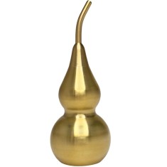 Wu Lou pentru sanatate, obiect feng shui impotriva bolilor si accidentelor, decor metal cu fir rosu 8 cm