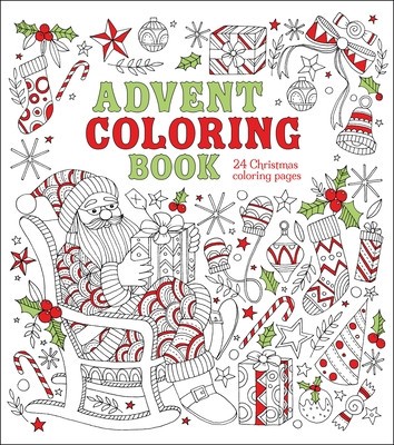 Advent Coloring Book: 24 Christmas Coloring Pages foto