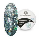 Cumpara ieftin Gel luminiscent Luminous Glitter Gel cu sclipici hexagon 5g, 11, Global Fashion