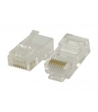 Mufe CAT6 UTP RJ45 SOLID PVC transparent 5buc VALUELINE