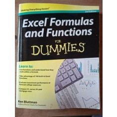 Excel formulas and functions for dummies- Ken Bluttman