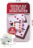 Domino cu 6 culori duble , 28 de placi de domino pentru copii