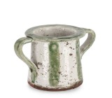 Vaza flori teracota verde maro bej Rune 18,5x13,5x12,5h