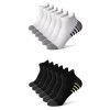 Set 12 perechi de sosete pentru barbati, SS038, Alb/Negru, marime universala (39-42)