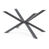 Cadru de masa Bemeenel din otel negru 120x75x72 cm pentru proiecte DIY