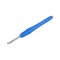 Croset cu maner din silicon, dimensiune 4 mm, Albastru