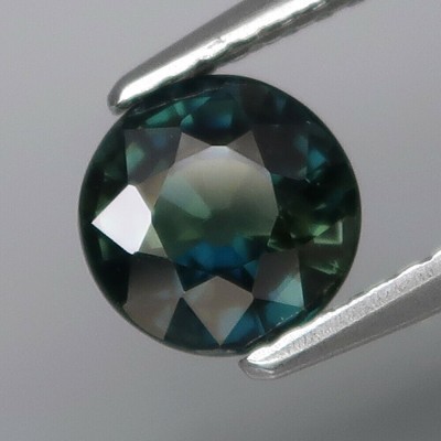 ~SAFIR NATURAL NETRATAT albastru vede 1,43 ct. Certificat deAutenticitate 6,45mm foto