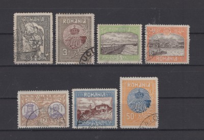Silistra 1913 - 7 v. stampilate foto