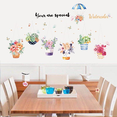 Sticker decorativ, Flowers 139 cm, 81STK foto