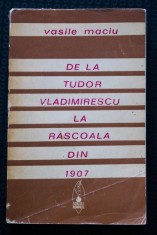Vasile Maciu - De la Tudor Vladimirescu la Răscoala din 1907