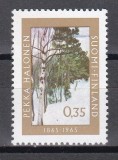 Finlanda 1965 - Centenarul nașterii pictorului Pekka Halonen, MNH, Nestampilat