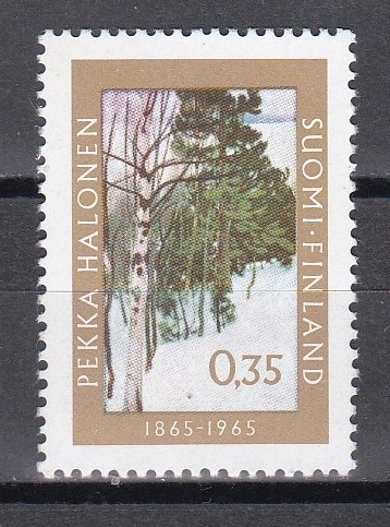 Finlanda 1965 - Centenarul nașterii pictorului Pekka Halonen, MNH