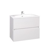 Cumpara ieftin Unitate de toaletă Elois White 60 cu 2 sertare