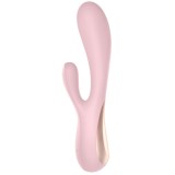 Satisfyer Mono Flex vibrator cu stimularea clitorisului Pink 20,3 cm