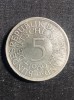 Moneda argint 5 mărci 1969G, Europa