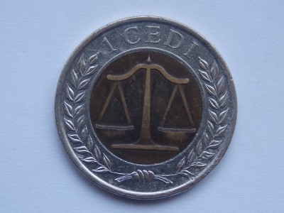 1 CEDI 2007 GHANA foto