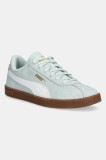 Puma sneakers din piele intoarsă Puma Club II culoarea turcoaz, 397444