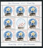 2013 , Lp 1977 b , Ziua Pamantului 2013 , minicoala 8 timbre +1 vinieta - MNH