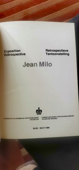 Jean Milo - Exposition Retrospective 1986