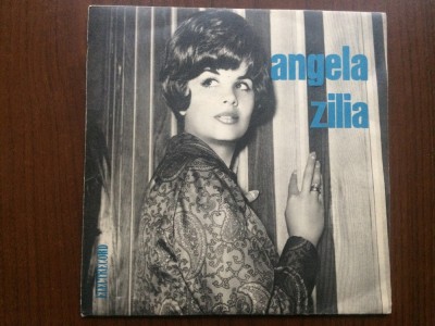 ANGELA ZILIA O Mangas disc single 7&amp;quot; vinyl muzica pop usoara greceasca EDC 892 foto