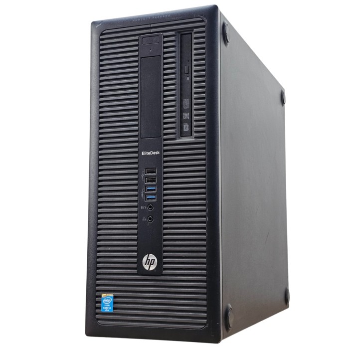 Unitate PC Second Hand, HP ELITEDESK 800 G1 TOWER, Procesor I7 4790, Memorie RAM 8 GB, SSD 128 GB NOU, DVD-RW