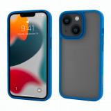 Husa Vetter pentru iPhone 13 mini, Clip-On Hybrid, Shockproof Soft Edge and Rigid Back Cover, Albastru Deschis