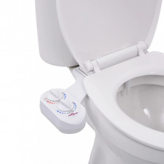 vidaXL Accesoriu bideu pentru capac WC, apă rece & caldă, o duză