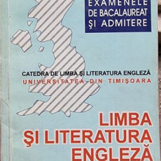 LIMBA SI LITERATURA ENGLEZA - sinteze si exercitii pentru examenele de bacalaureat si admitere