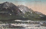 Suvenir din Busteni Vedere Generala iarna (circulata 1914)