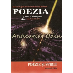 Poezia. Revista De Cultura Poetica. Poezie Si Spirit