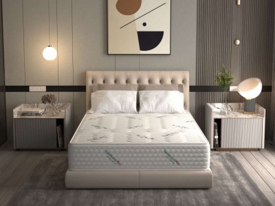 Saltea cu arcuri Pocket HypoallergenicMed&amp;reg; Safe Relax HoReCa 200x200, &amp;icirc;naltime 25 cm, ortopedica, husa tratament antialergic, fermitate mediu-tare Rel foto
