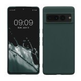 Husa kwmobile pentru Google Pixel 7 Pro, Silicon, Verde, 59400.169, Carcasa