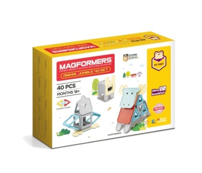 Set magnetic de construit Magformers Animale 40 piese foto