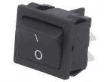 Rocker DPST 2 ON-OFF 10A/250VAC 10A/28VDC negru