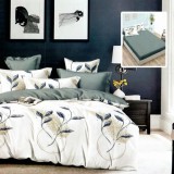 LENJERIE FINET 6 PIESE CU HUSĂ &ndash; 160&times;200 ȘI 180&times;200 (HF6P219) - 160x200