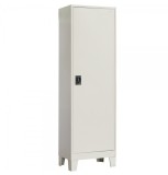Fiset metalic Premium 4 rafturi A60 cu picioare, 600x400x1920 mm (LxlxH), 50 kg/polita, Asamblat, inchidere 3 puncte, PLUS