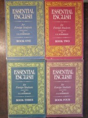 Essential English for Foreign Students - C. E. Eckersley (4 vol.) foto