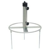 Cumpara ieftin Suport de umbrelă cu țăruși de sol, argintiu, &Oslash;38/48 mm, oțel