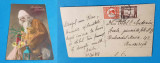 Carte Postala superba, circulata - datata 1931 - Sarbatori Fericite - Craciun, Sinaia, Printata