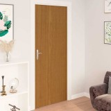 Gossi folii de usa autoadezive, 2 buc, stejar deschis, 210x90 cm, pvc