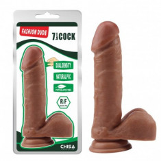 Dildo cu ventuza Fashion Dude- 19 cm Cock Latin