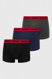 HUGO boxeri 3-pack bărbați, culoarea gri 50469766