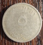 (M1177) MONEDA EGYPT - 5 MILLIEMES 1938