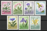 Ungaria 1967 Mi 2307/13 MNH - 150 de ani de la moartea lui P&aacute;l Kitaibel, flori, Nestampilat